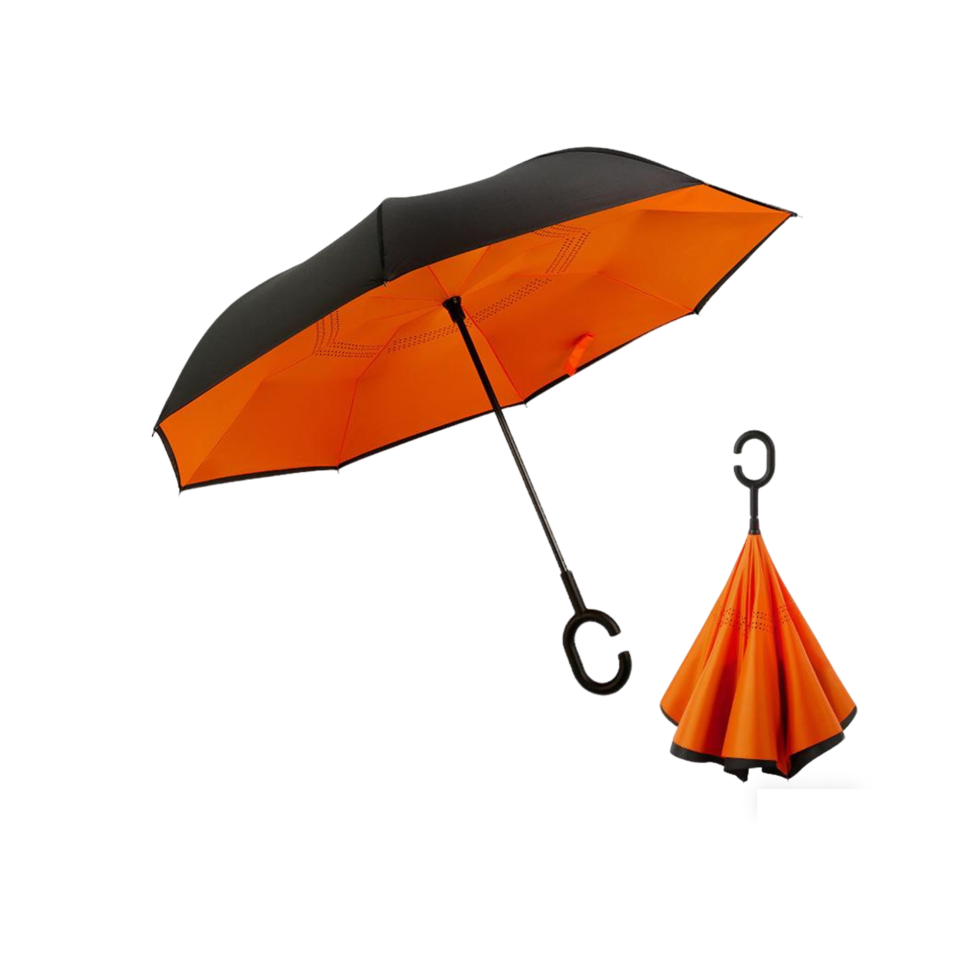 Double Layer Reverse Folding Weather Umbrella 18