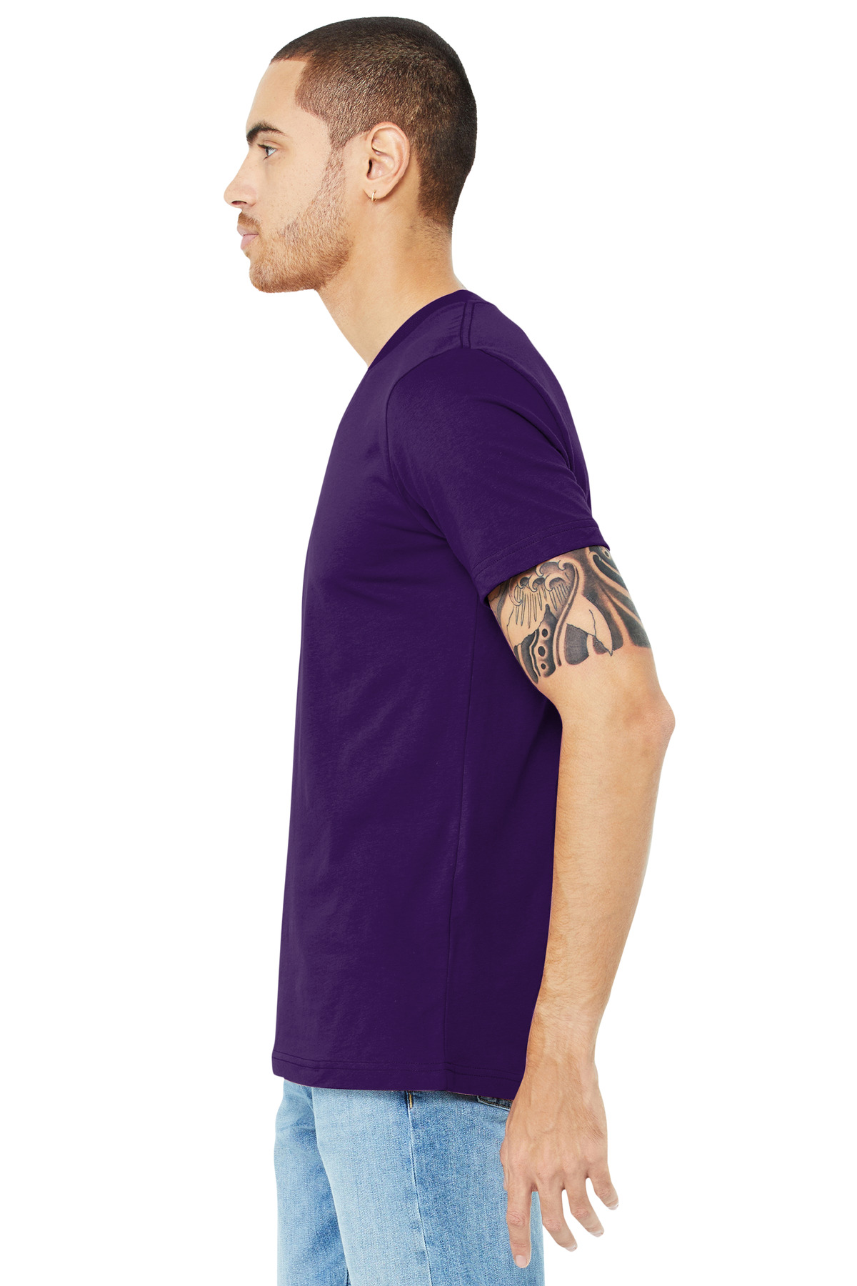 BELLA+CANVAS Unisex Jersey Short Sleeve V-Neck Tee. BC3005 90