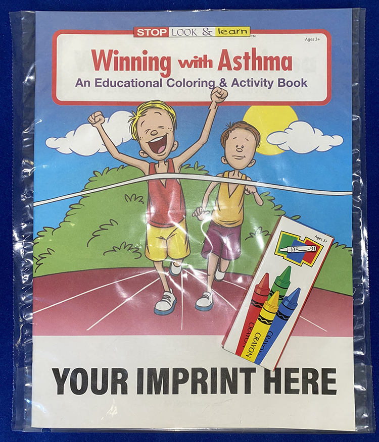 COLORING SET - Winning With Asthma Coloring Book Fun Pack 2