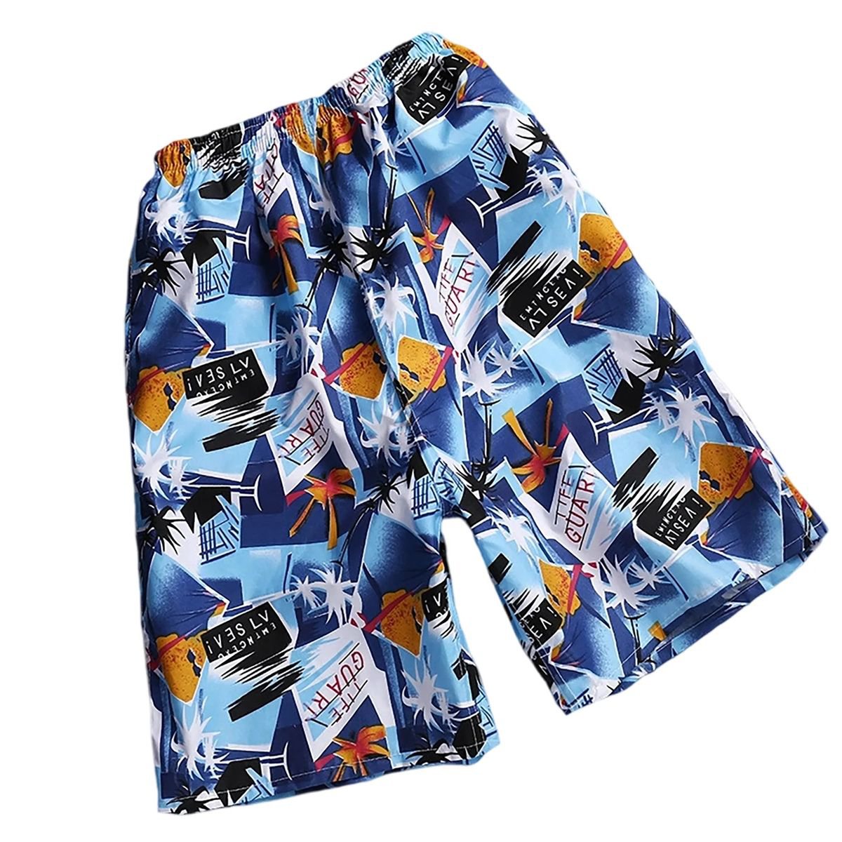 Polyester Beach Shorts with Adjustable Drawstring Waist 11