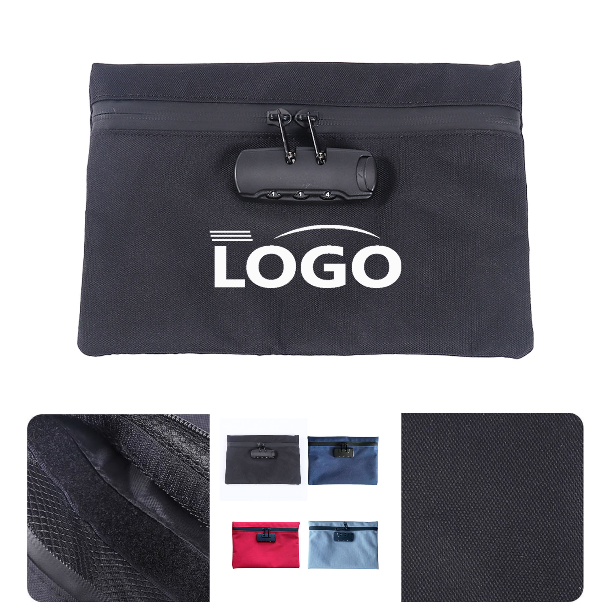 MOQ 10 pcs Fireproof Money Bag 1