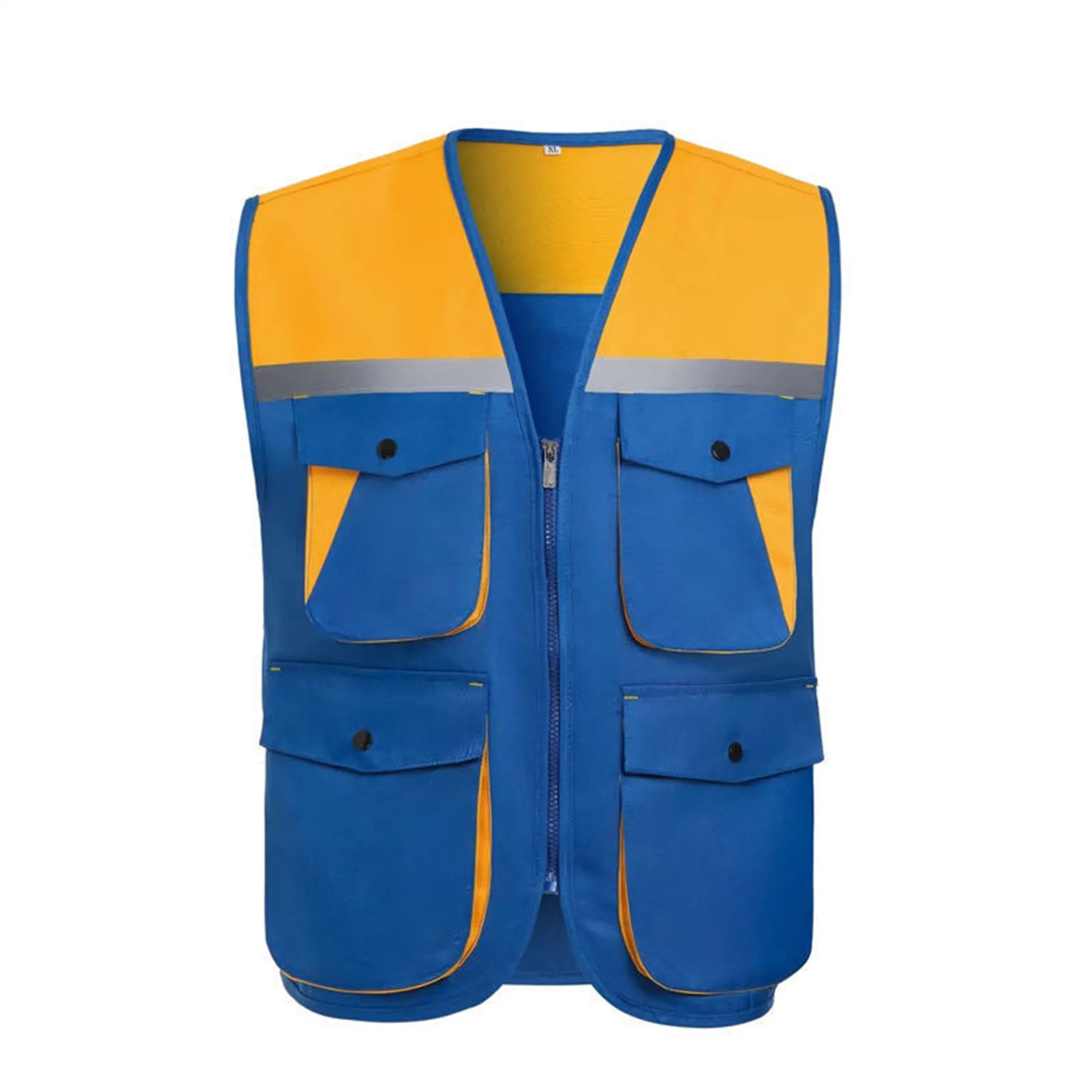 Solid Color Zipper Sleeveless Jacket for Toddler Kid 1