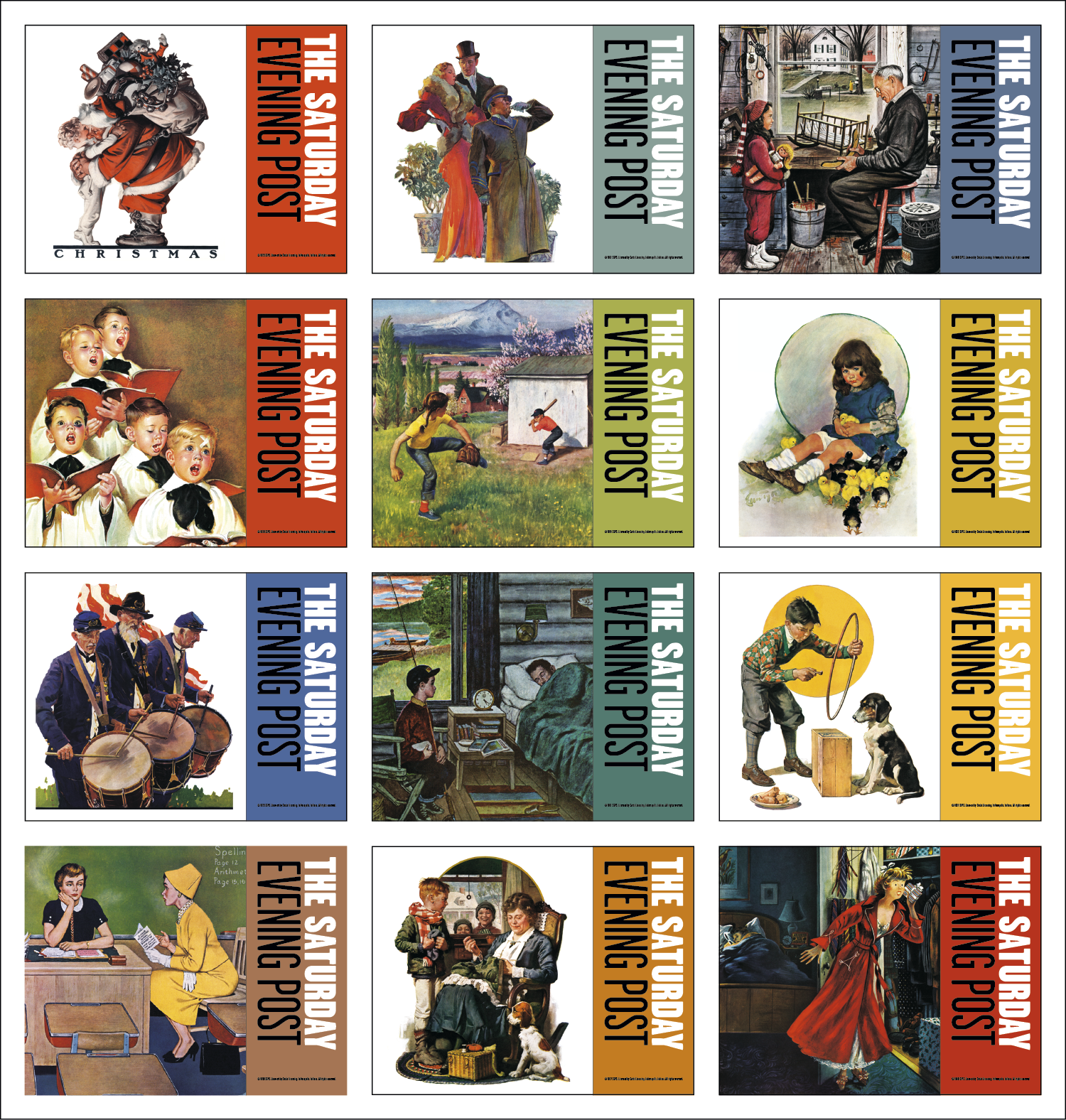 Good Value™ The Saturday Evening Post - Stapled Calendar 14