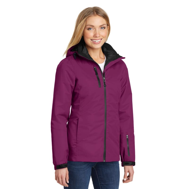 Port Authority Women's Vortex Waterproof 3-in-1 Jacket. 20