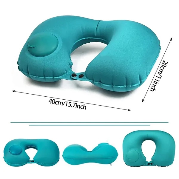 In stock Push Inflatable Travel Neck Pillows 3