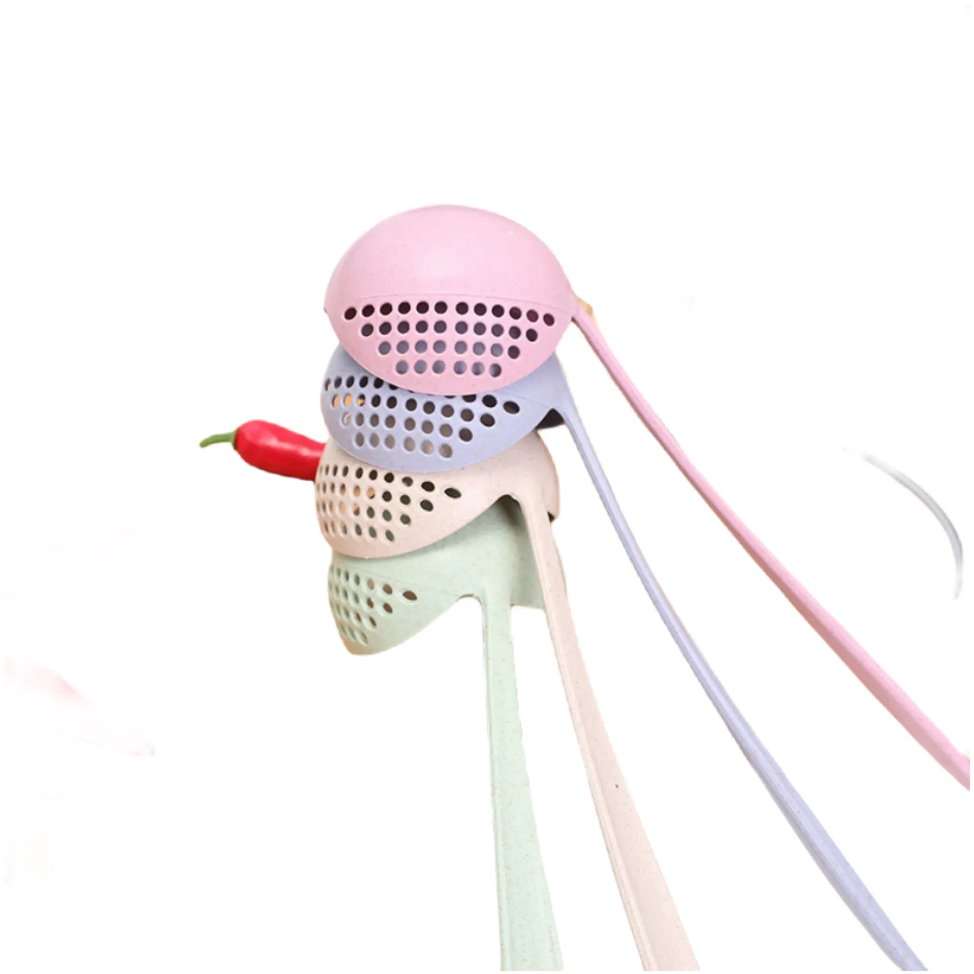 2 in 1 Household Kitchen Spoon Wheat Straw 3