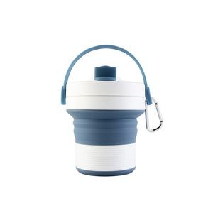 450ml Silicone Collapsible Cup With Handle 9