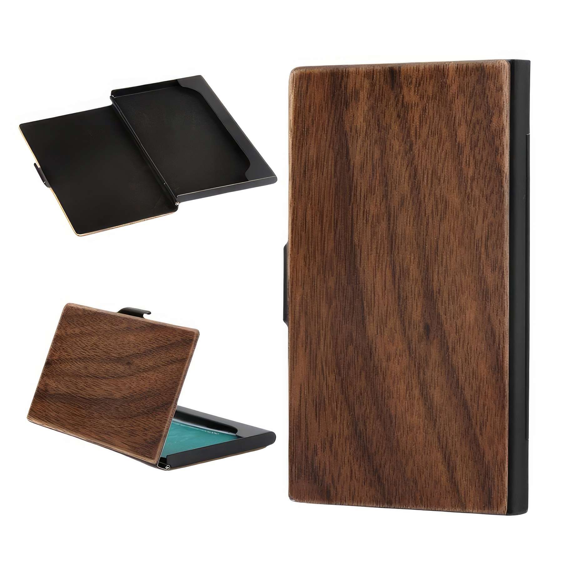 Wooden Business Name Card Holders & Cases 2