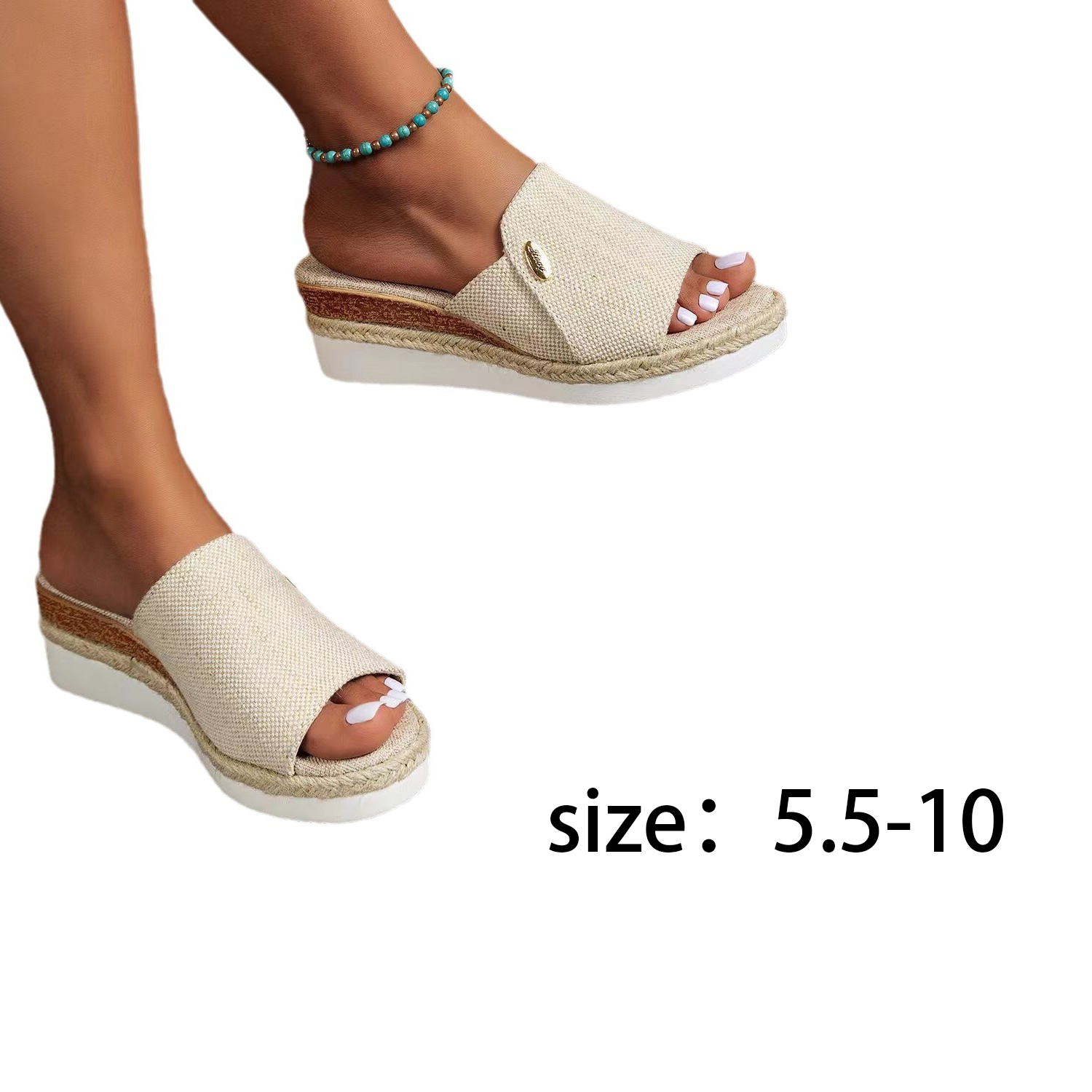 Solid Color Platform Sandals for Women 4