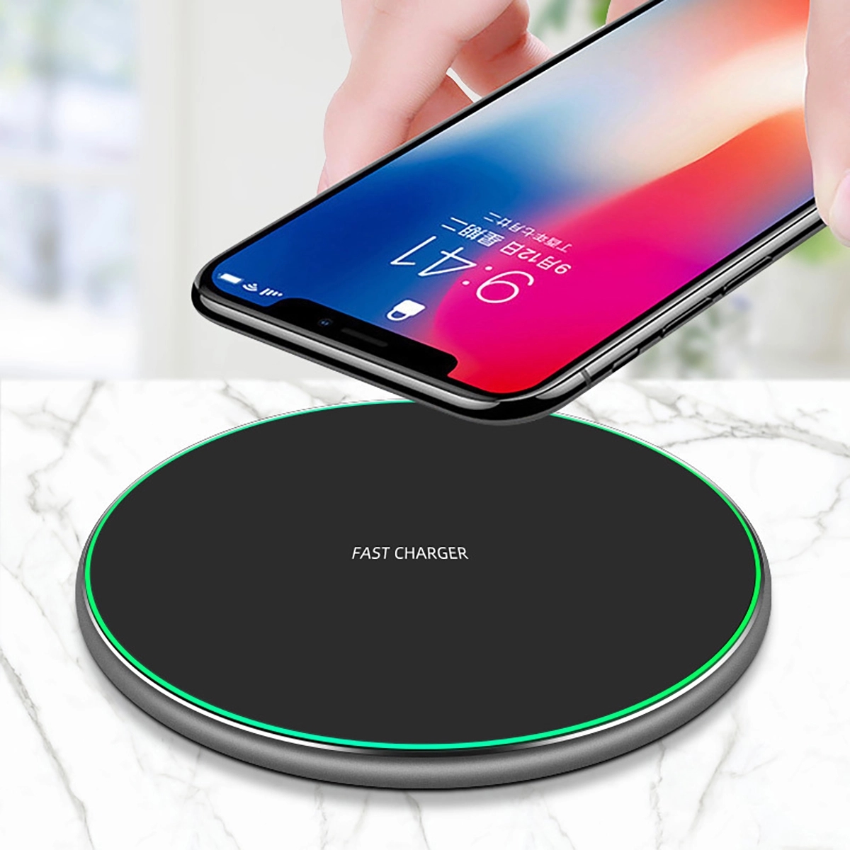 Wireless Charger PowerWave Pad Qi-Certified 10W Max 4