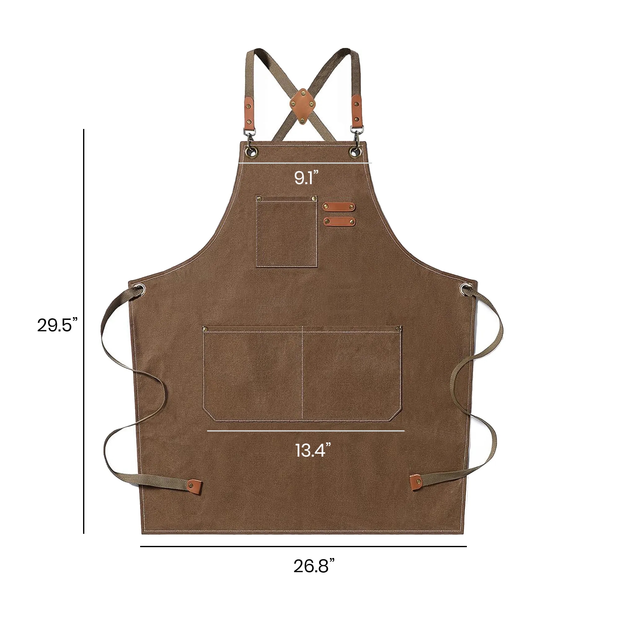 Chef Aprons for Men Women with Large Pockets 17