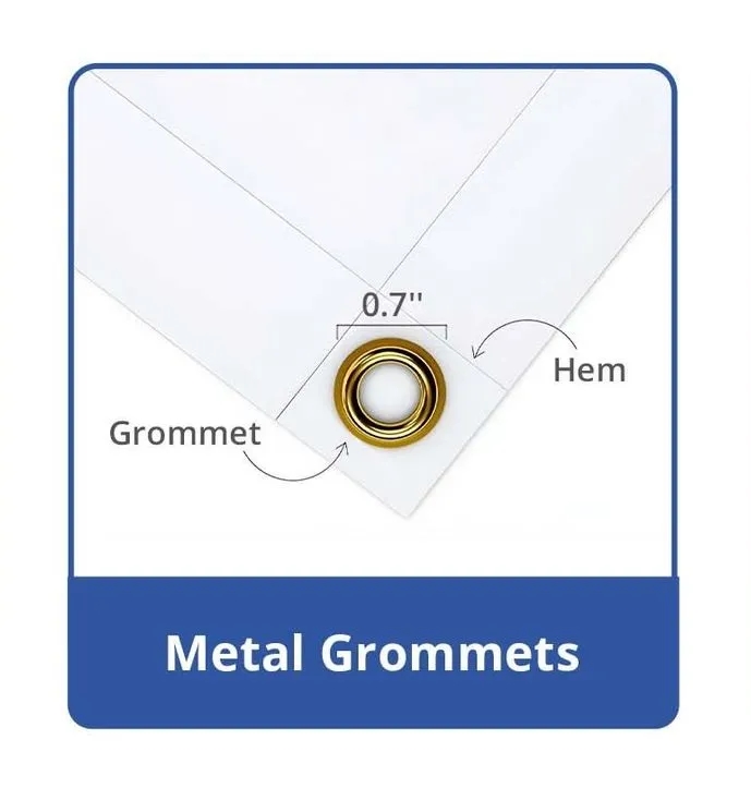 Custom Ultra Premium Vinyl Banners (1ft x 1ft) with Grommets 4
