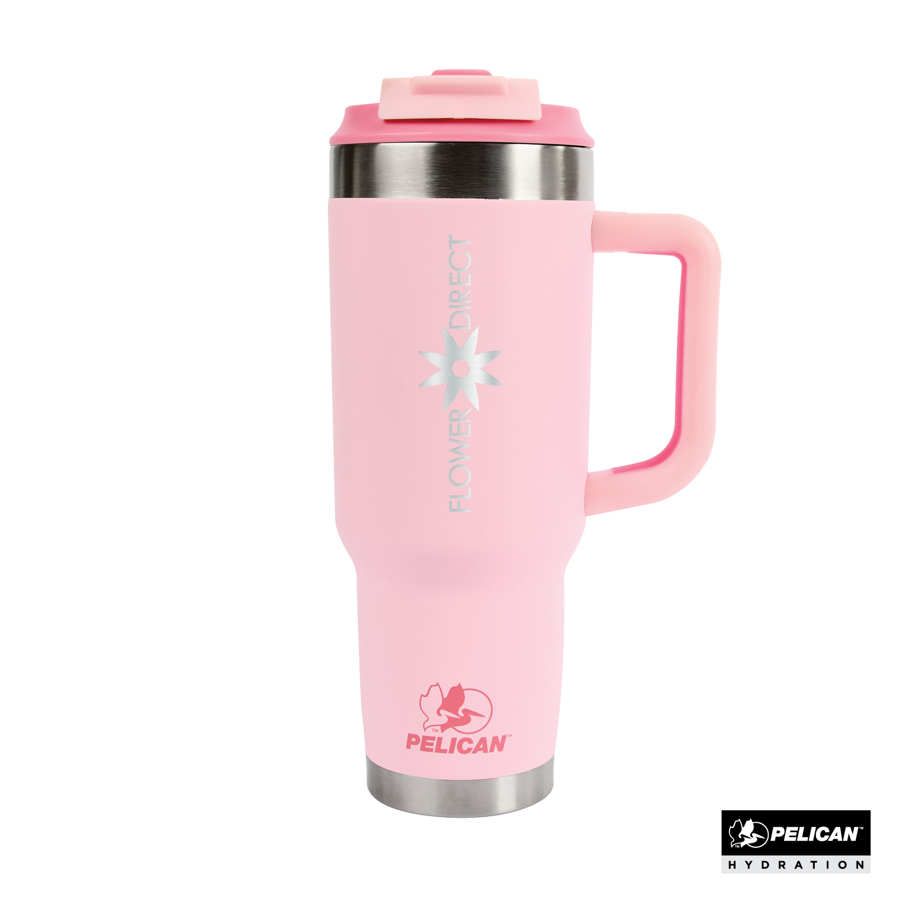 Pelican Porter™ Dual 40 oz. Dual Lid, Recycled Double Wall Stainless Steel Travel Tumbler 61