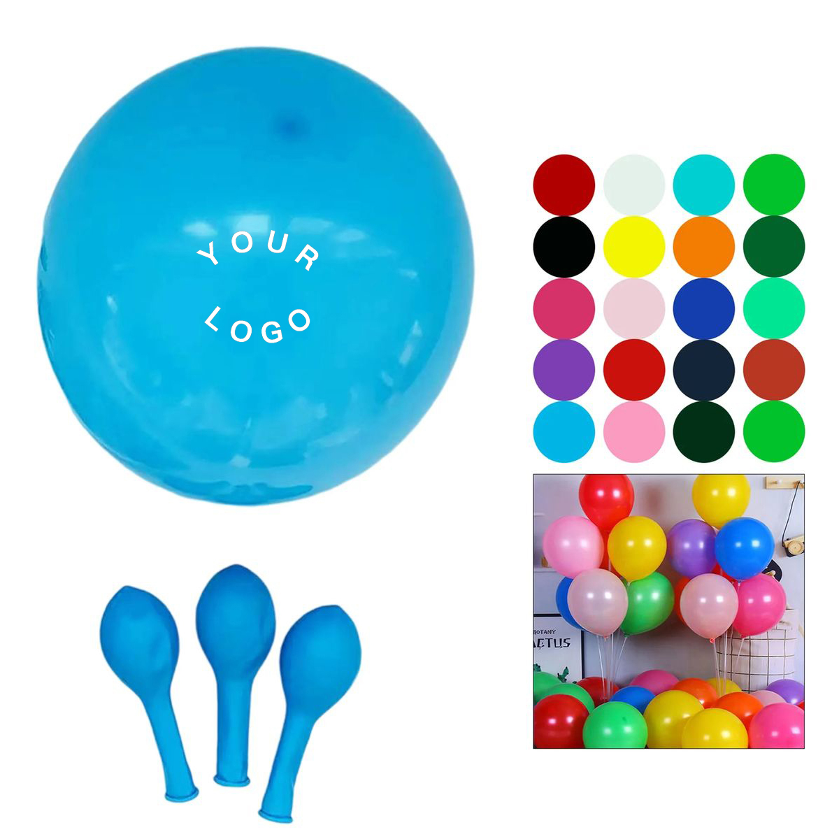 Round Party Balloons with Durable Material 7