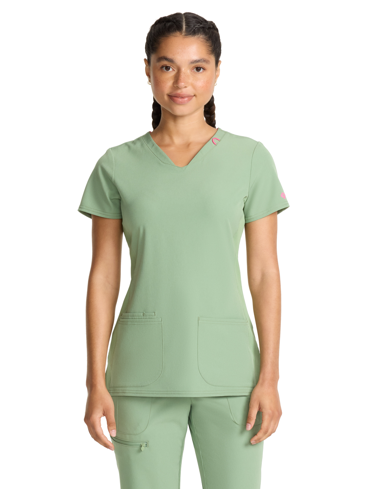 Med Couture - MC AMP - Women's 3-Pocket V-Neck Top 20