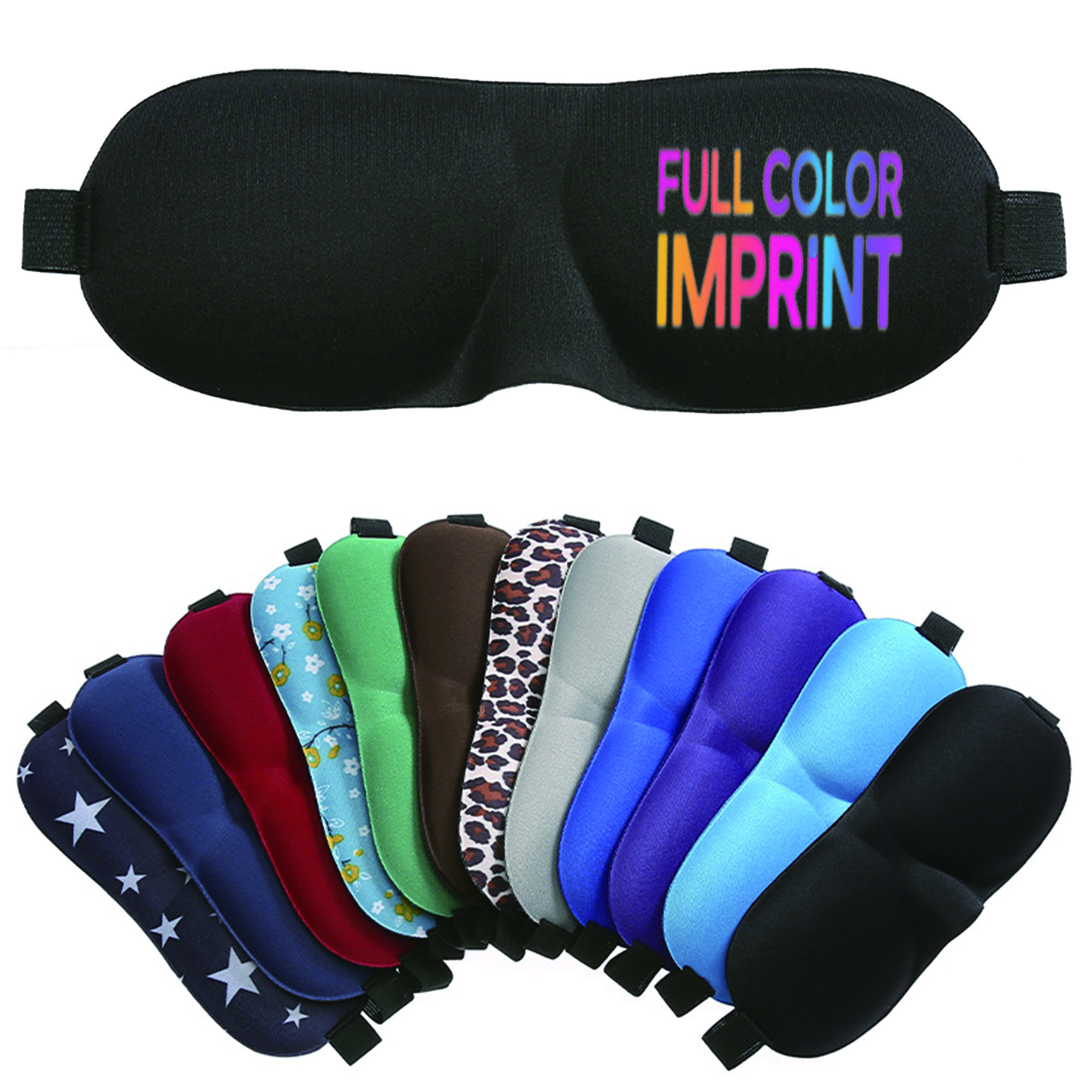 MOQ 50 PCS Polyester Sleep Eye Mask 1