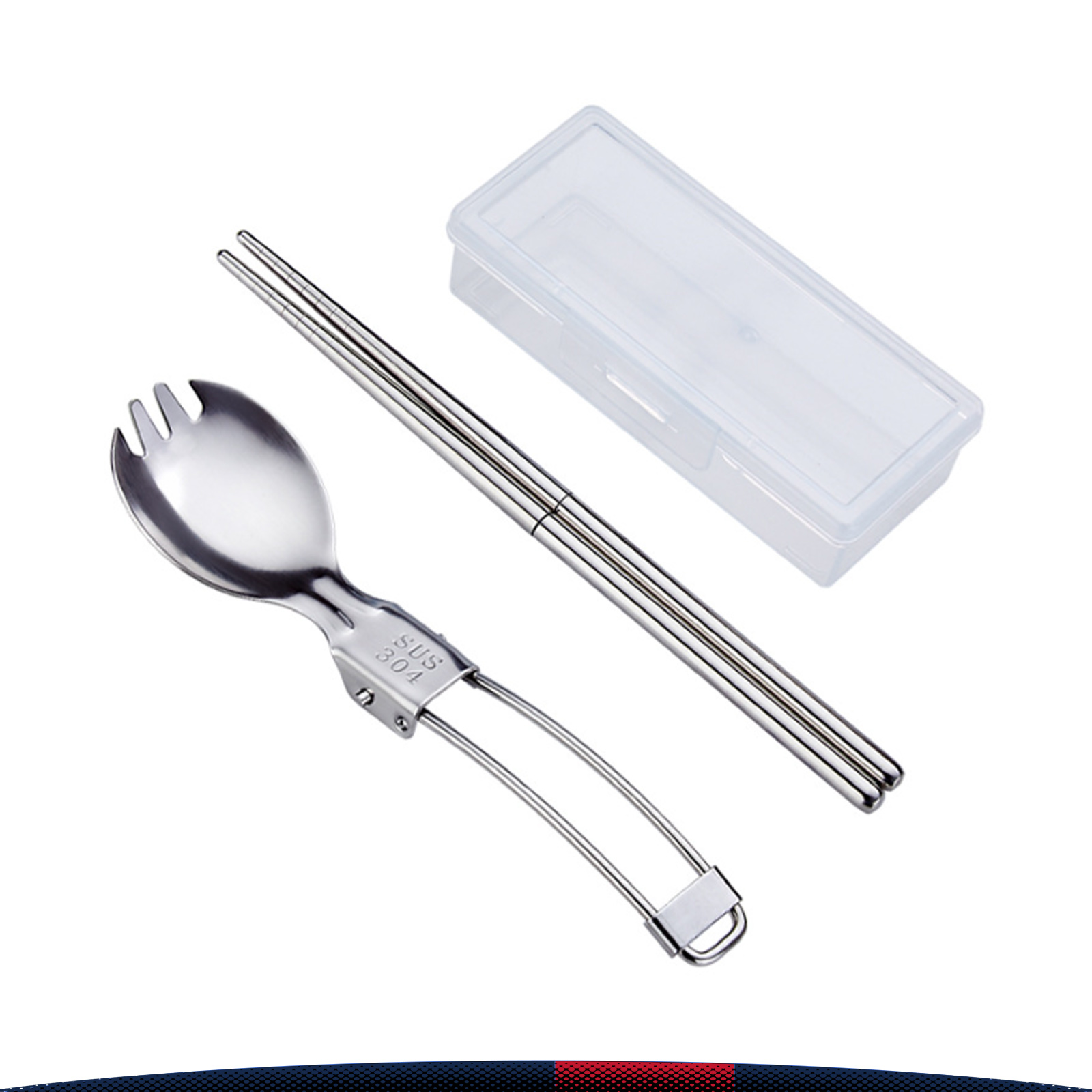 Feastra Stainless Steel Folding Cutlery Set 2