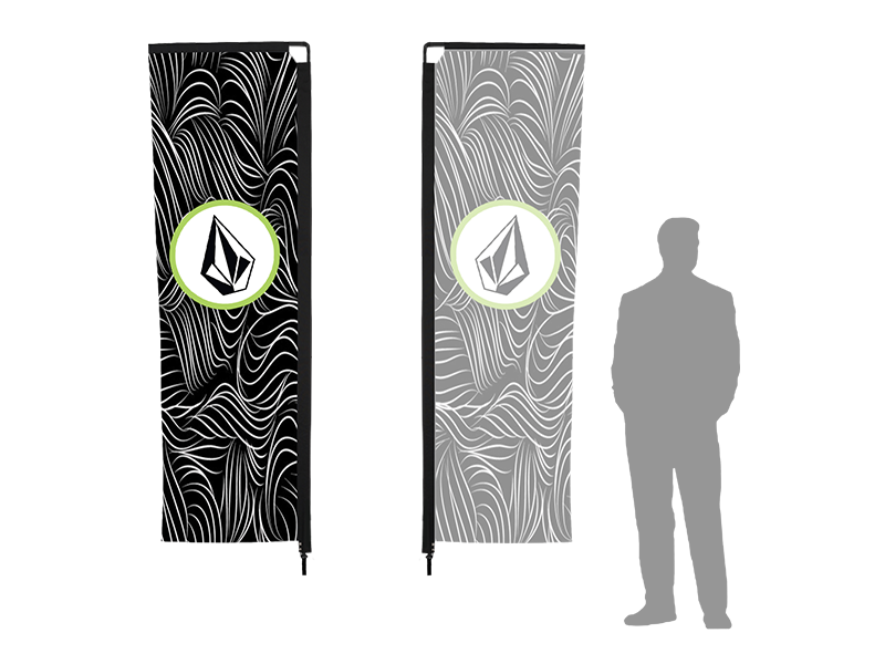 10ft Single Banner Flag w/ Pole