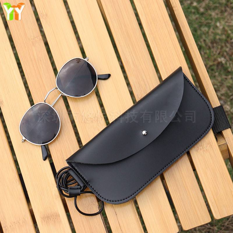 PU Leather Sunglass Case Pouch Bag 3