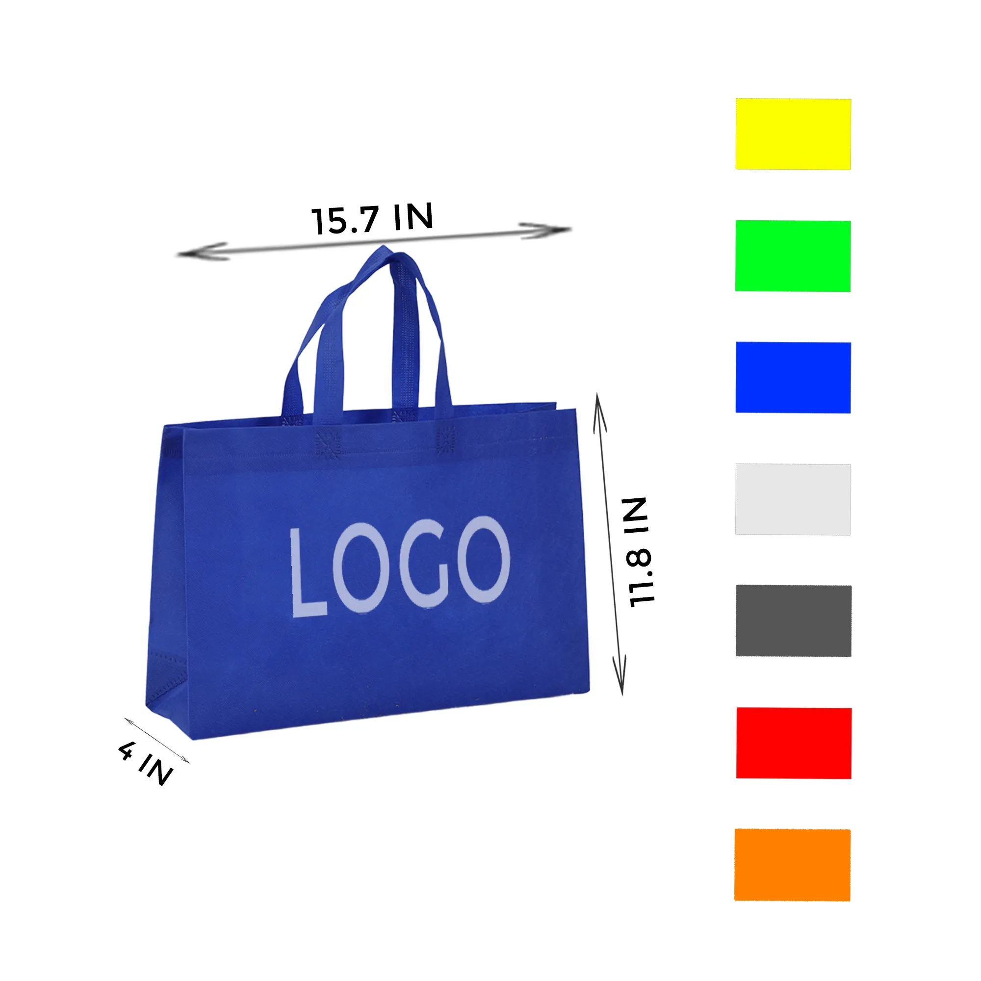 MOQ 10 PCS Horizontal Non Woven Bag 1