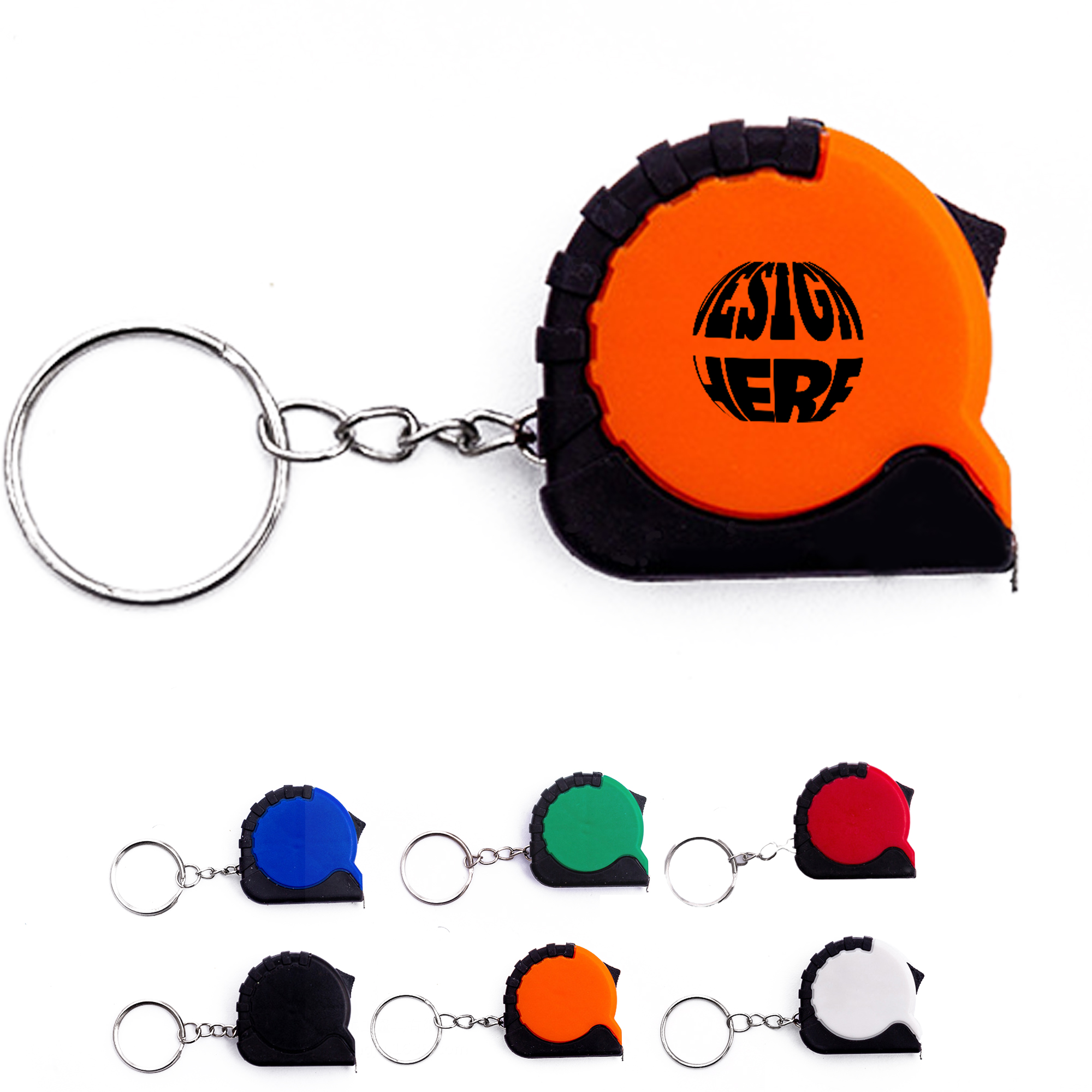 Small Tape Measure with Keychain Attachment 2