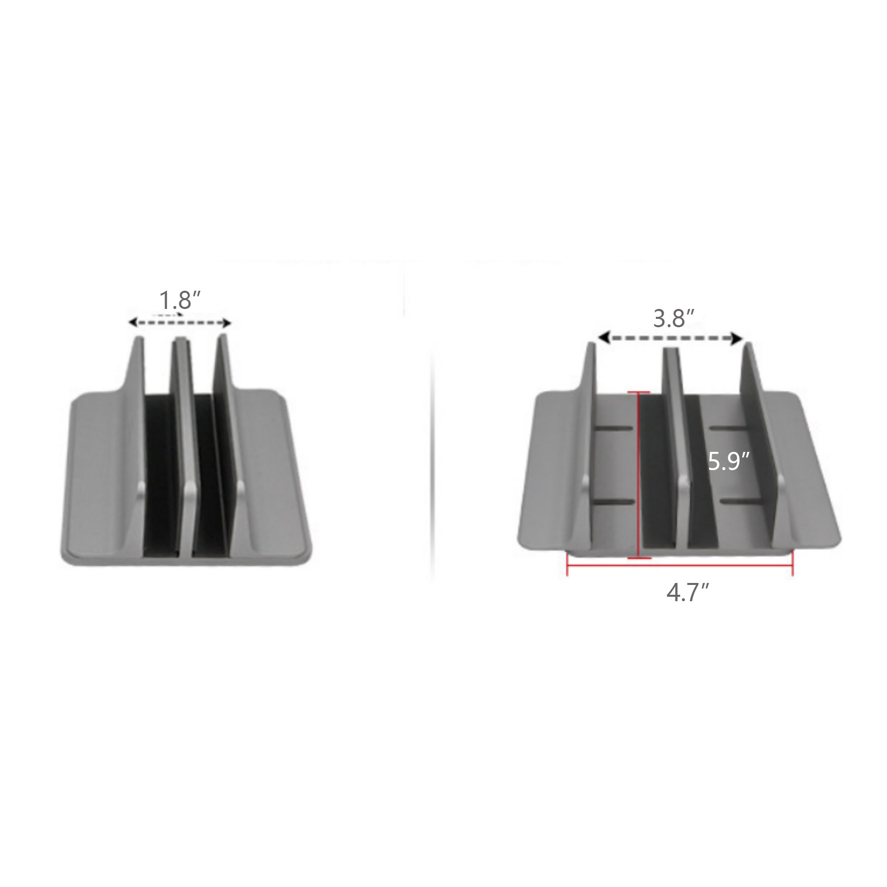Vertical Dual Laptop Stand 3