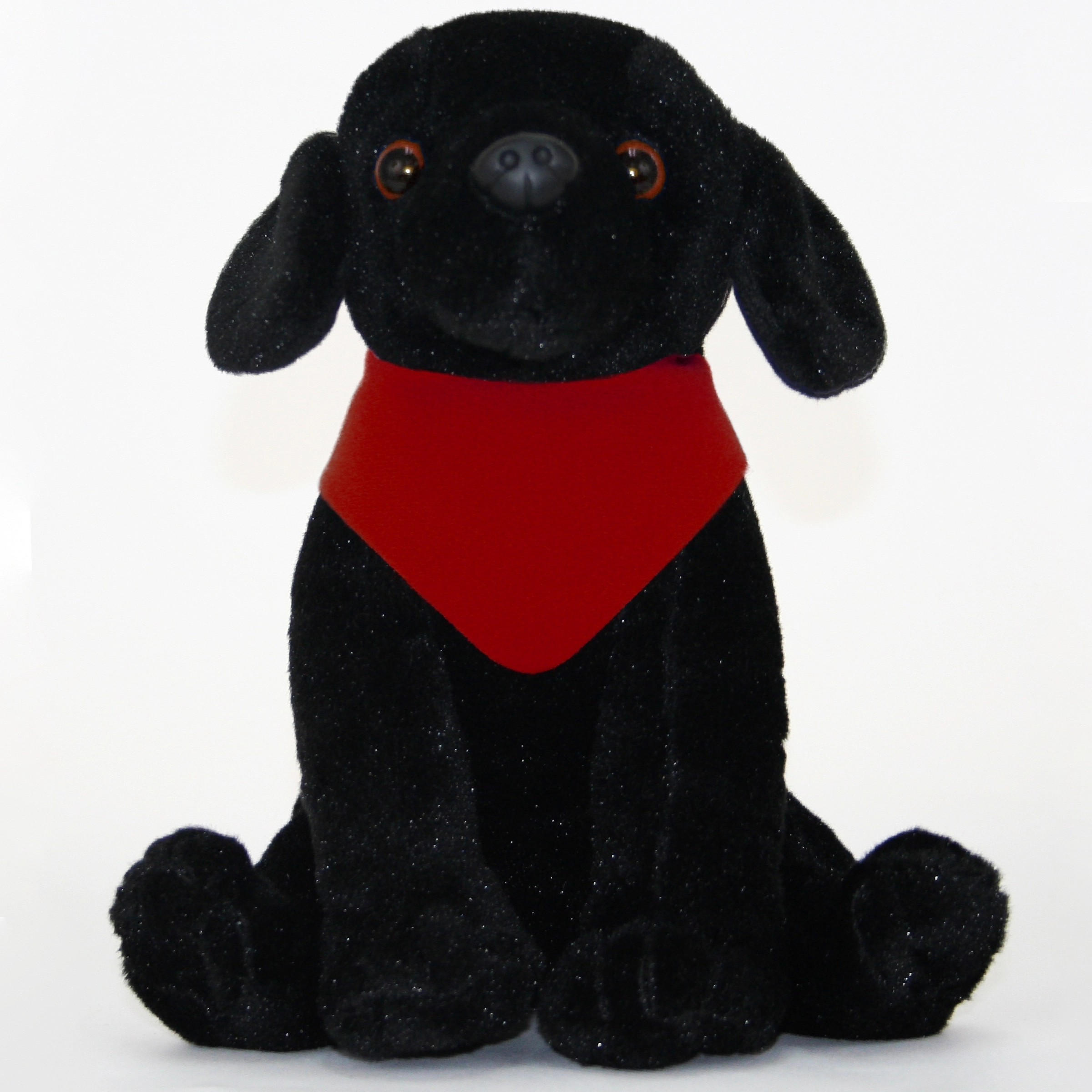 8" Medium Sitting Dog - Black Lab 5