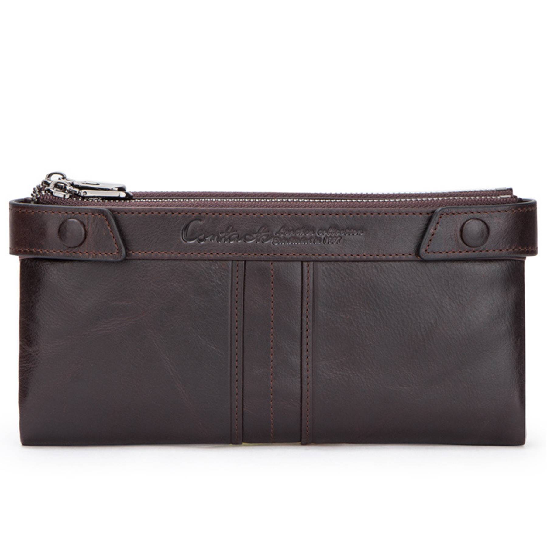 Genuine Leather RFID Handheld Waterproof Wallet Women 13
