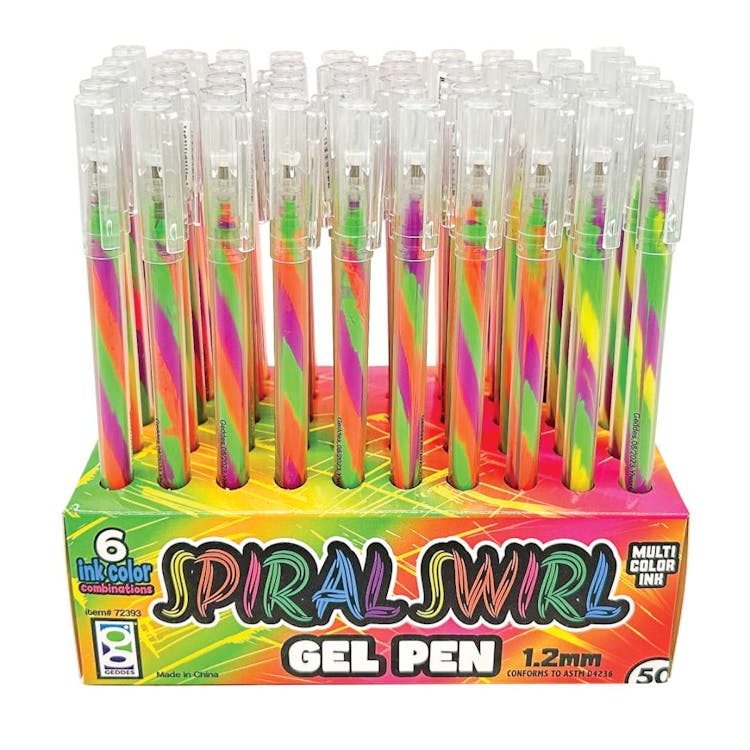 Spiral Swirl Gel Pens 50 Pack 2