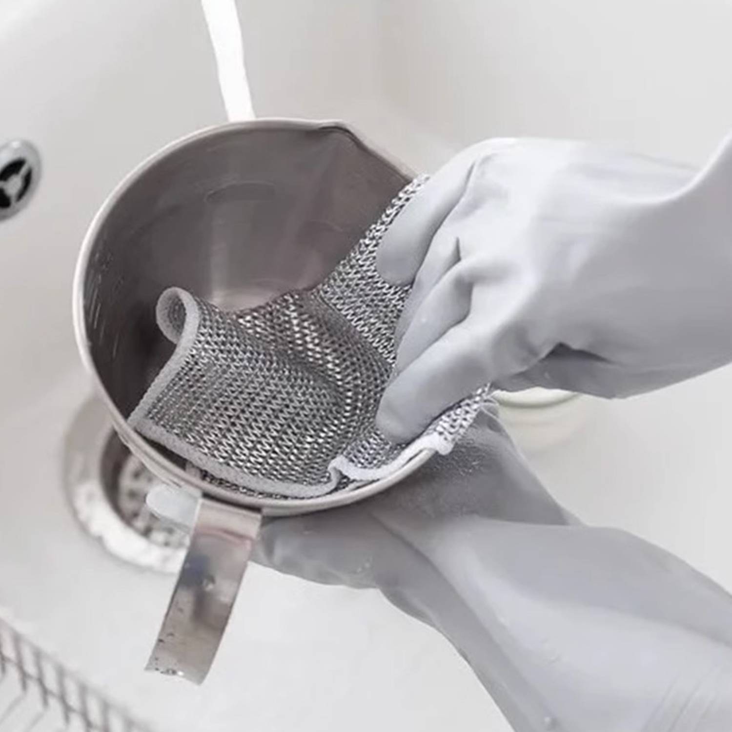 Multipurpose Wire Dishwashing Rags for Wet and Dry 5