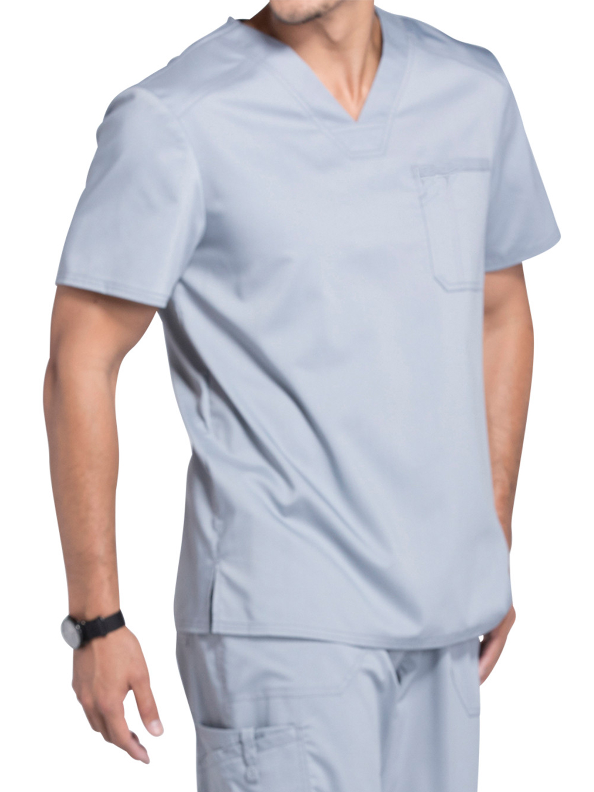 Cherokee - Workwear Revolution - Men's 1-Pocket Tuckable V-Neck Top 73