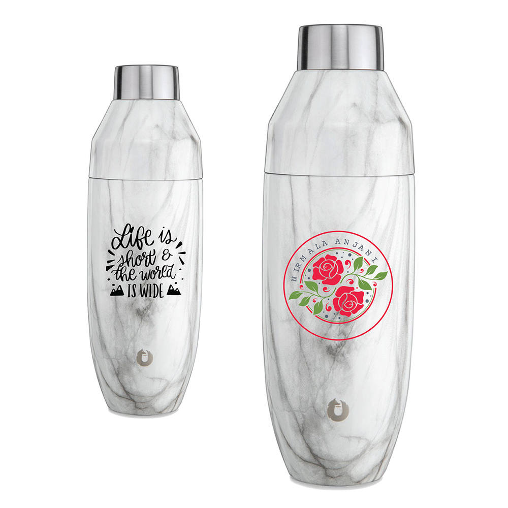 Snowfox® 24 oz. Marble Cocktail Shaker 5