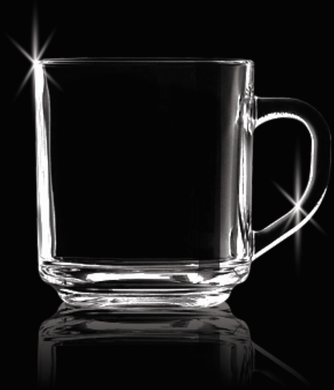 10 Oz. Glass Coffee Mug