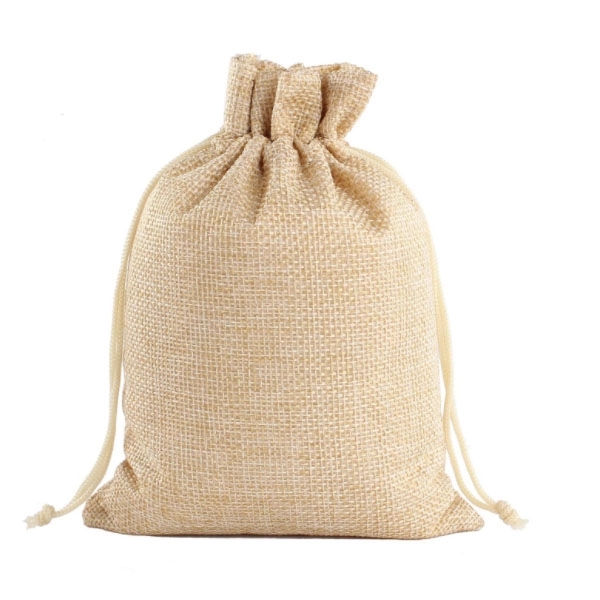 Jute Burlap Drawstring Jewelry Bags 7