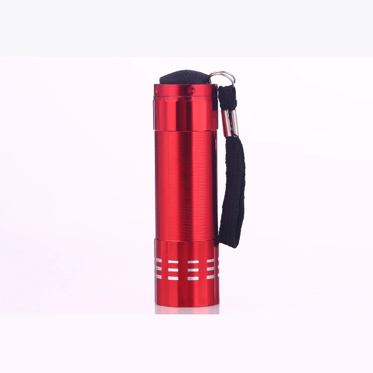 Metal 9 LED Flashlight 1