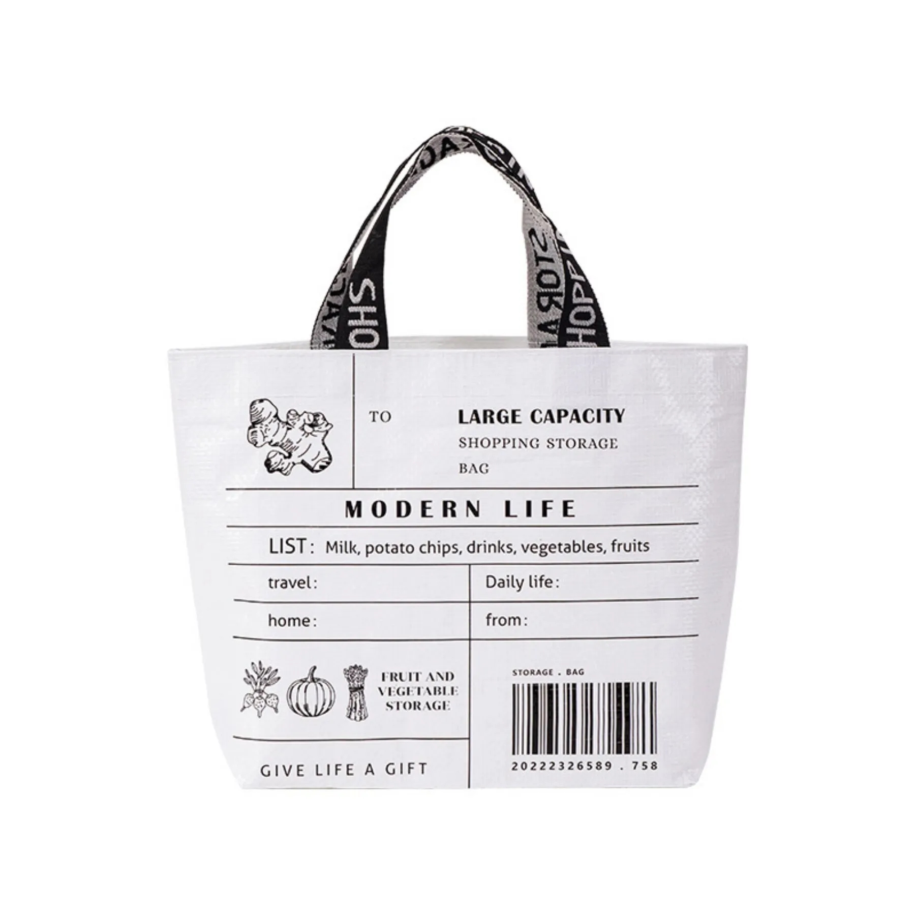 Reusable Printed Nylon Bag For Shopping 5