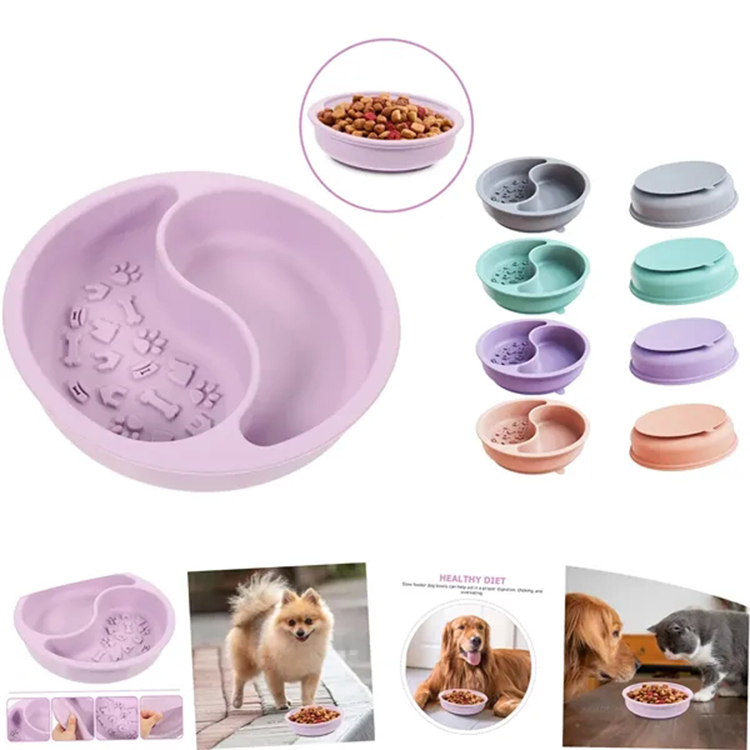 Silicone Dog Pet Water Bowl 2