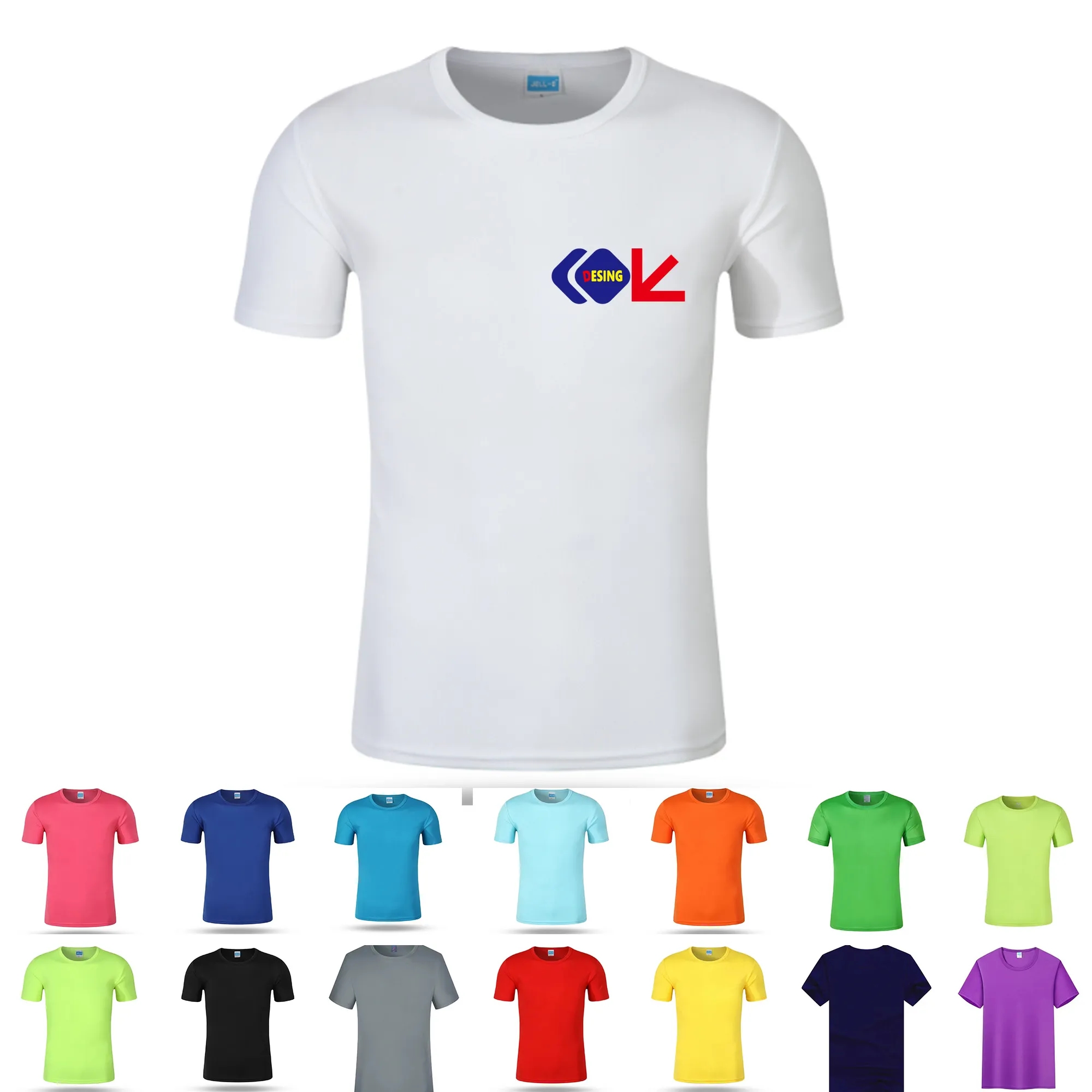 Customised Breathable Team Uniform T-Shirts MOQ 10pcs 1