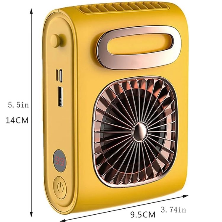 3-in-1 Rechargeable Waist Fan with Power Bank 2