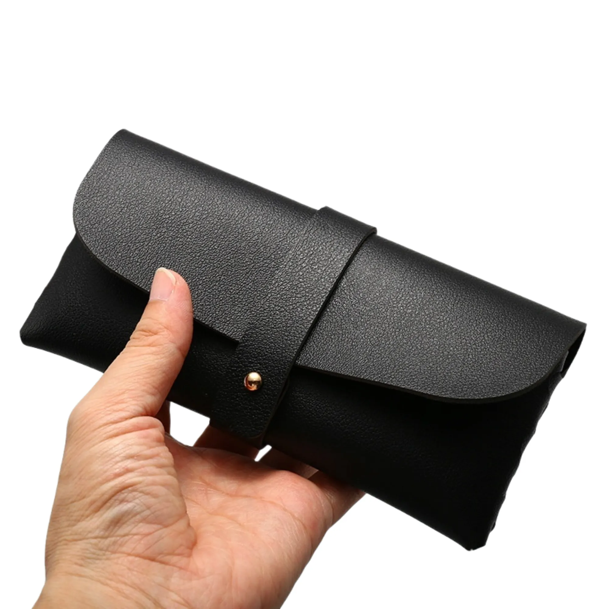 Glasses Case Single Nail Leather Sunglasses Bag 11