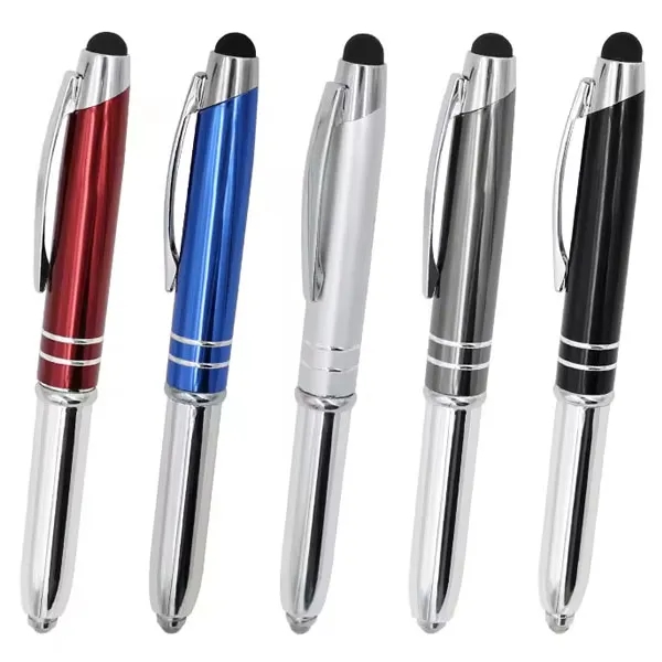 Mercury Stylus Metal Pen with Flashlight 5