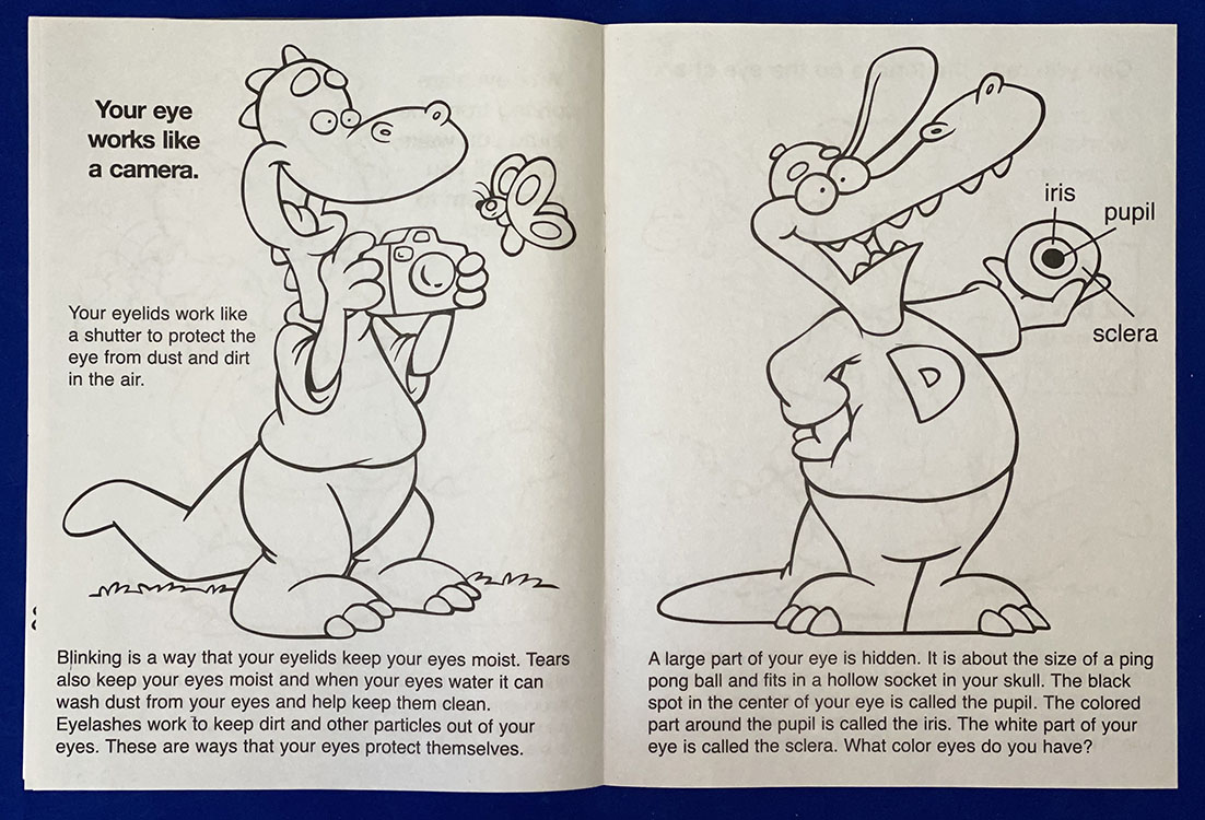 COLORING BOOK - Learn About Eye Care Coloring & Activity Book 1