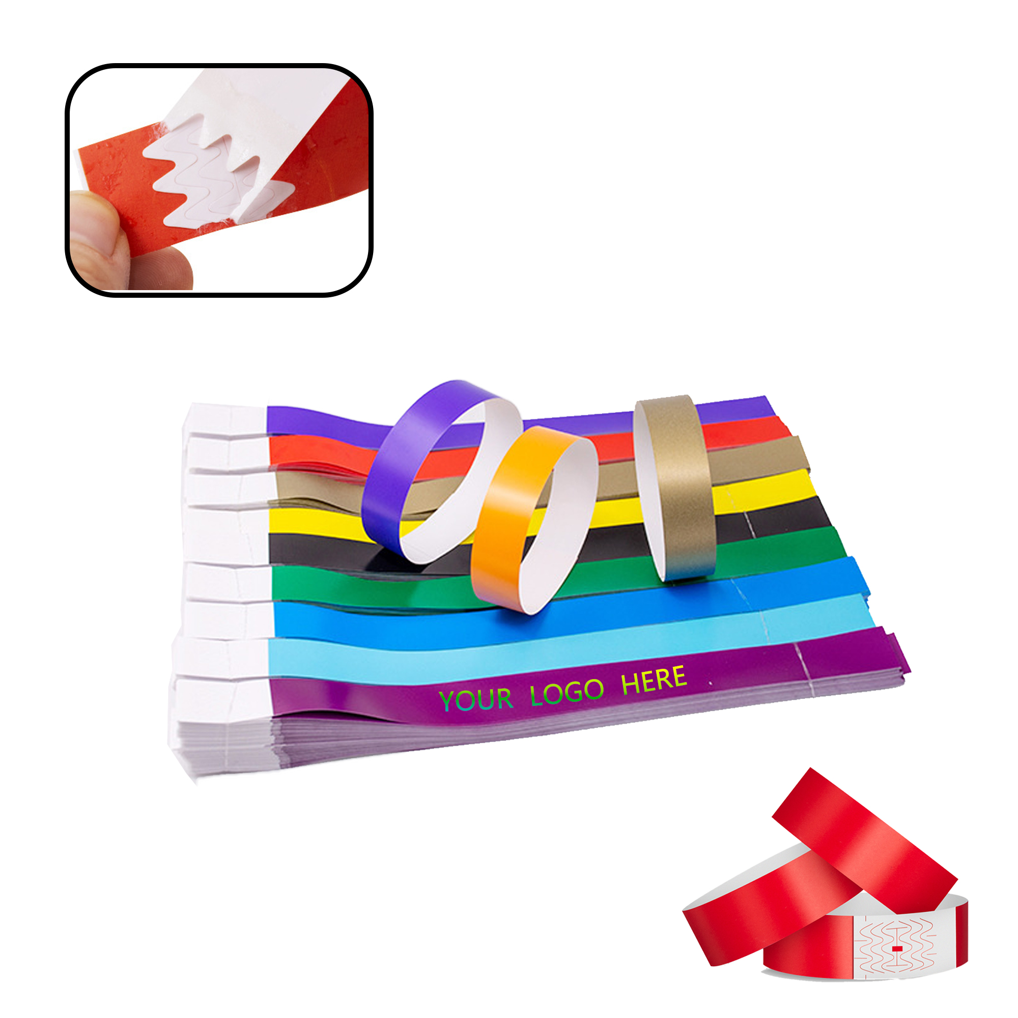 MOQ 100 PCS Custom Event Wristbands 2