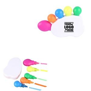 Footprint Shaped 5 In 1 Highlighter 7