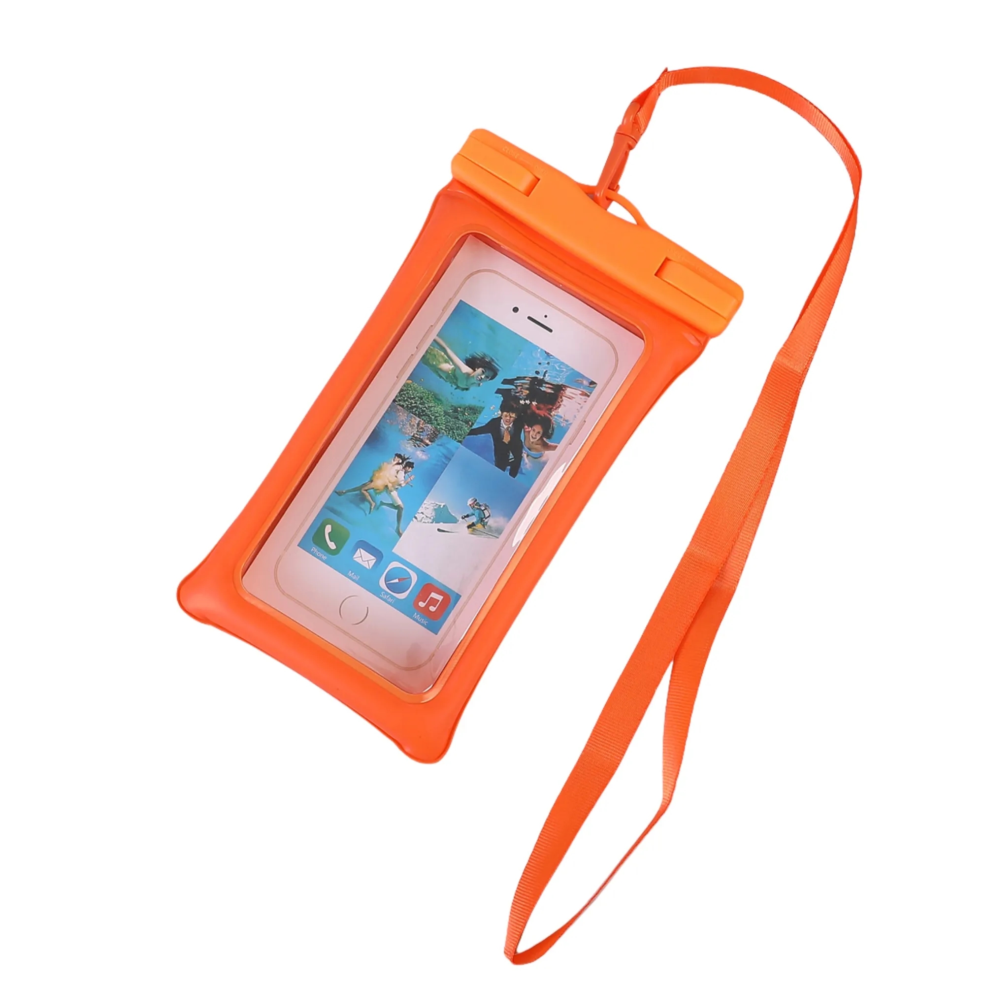 PVC double-sided inflatable mobile phone waterproof bag 9