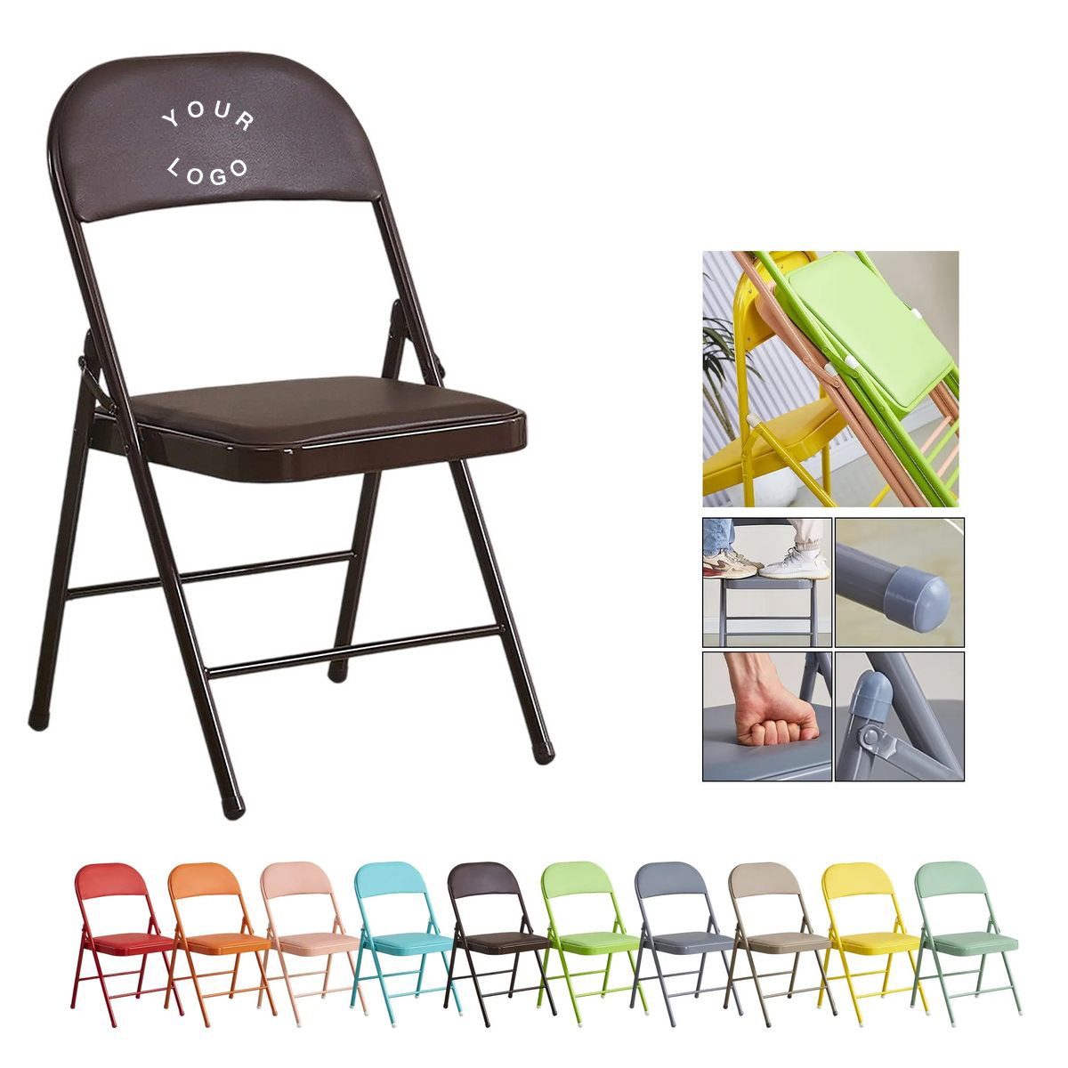 Compact Folding Chair for Indoor Outdoor Use 4
