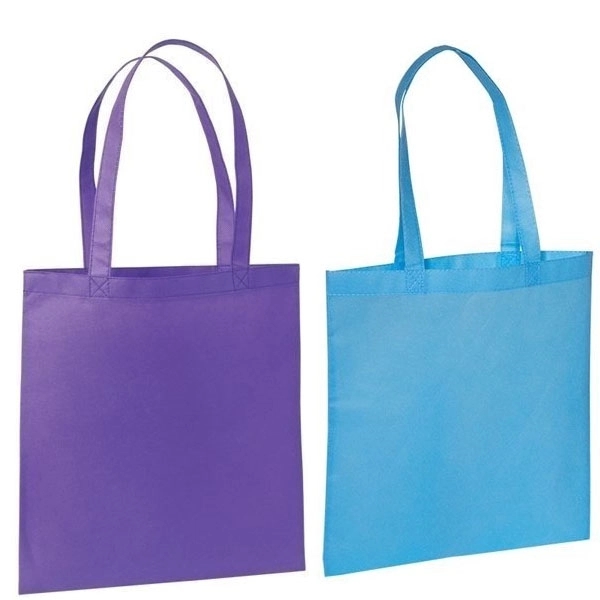 Flat Non-Woven Tote Bags (14.5 " x 13.5 " ) 1