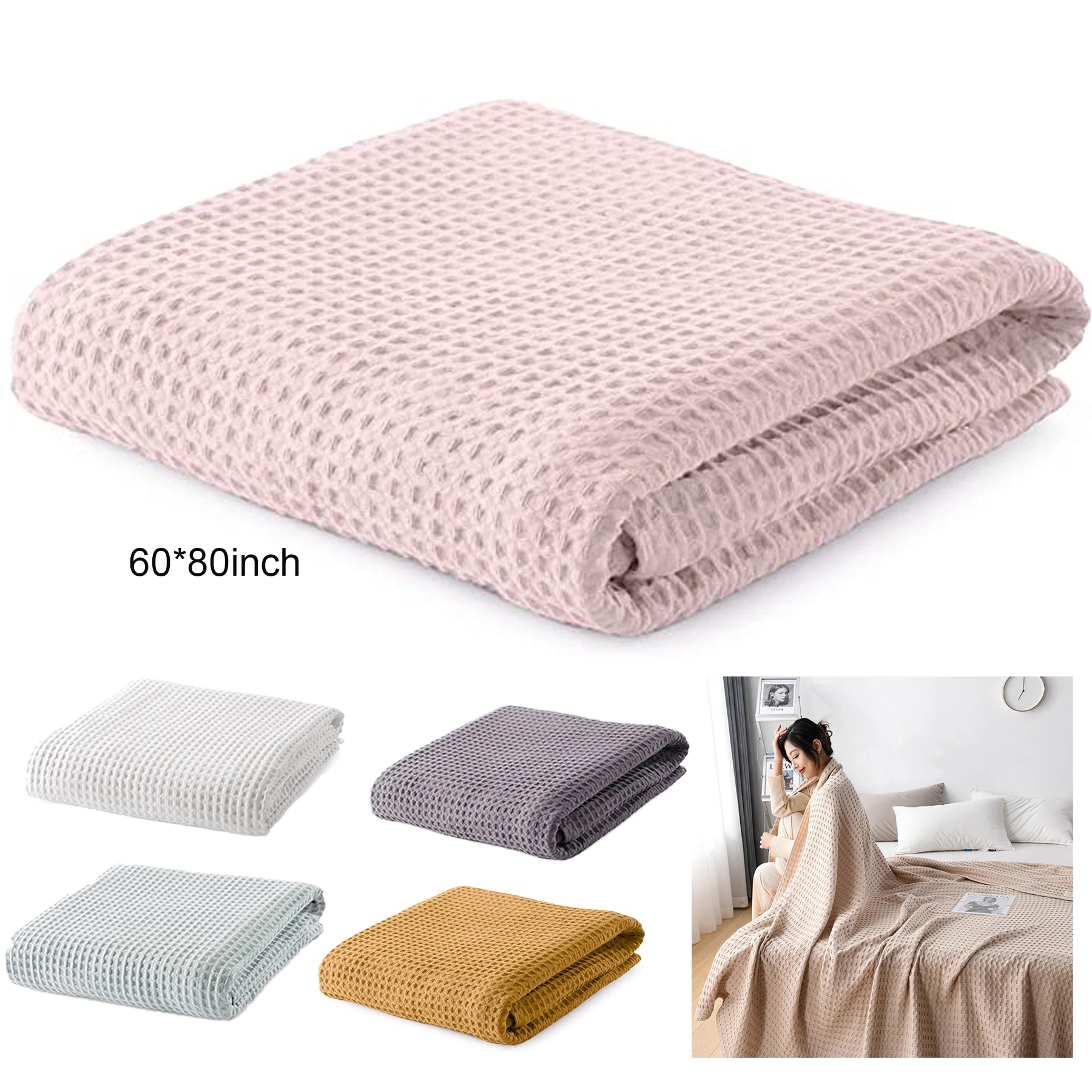 Waffle Weave Blanket 2
