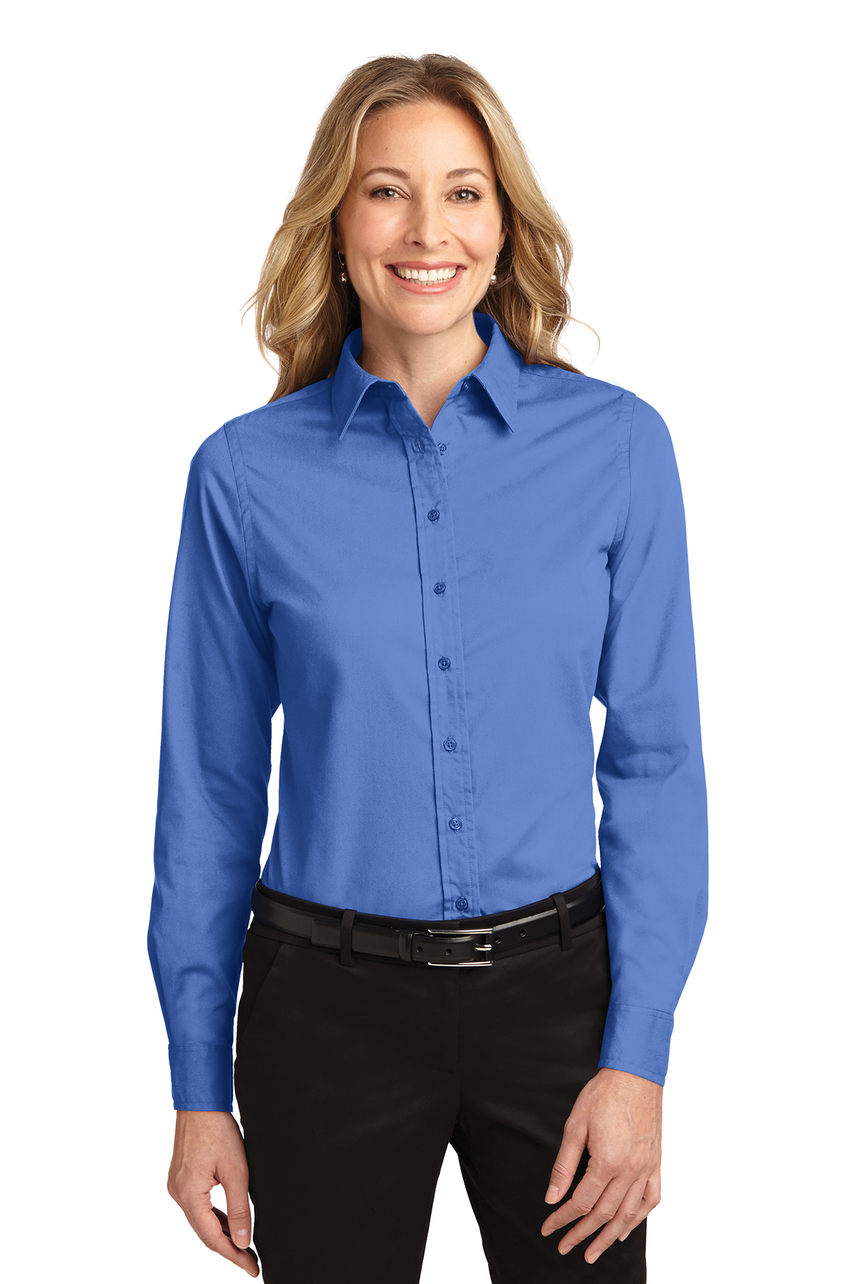 Ladies' Long Sleeve Oxford Button-Down Easy Care Shirts 15