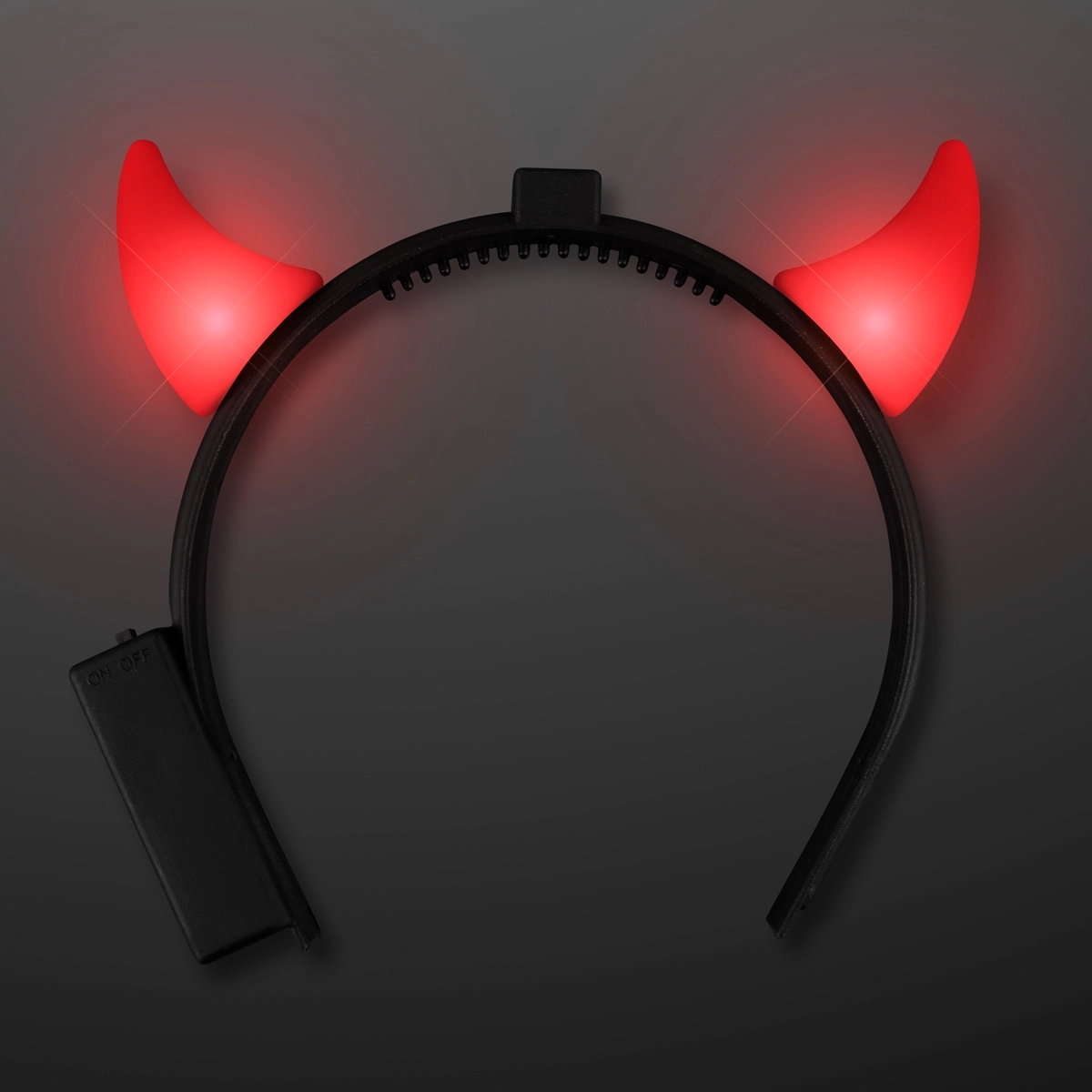 Light Up Red Devil Horns 3
